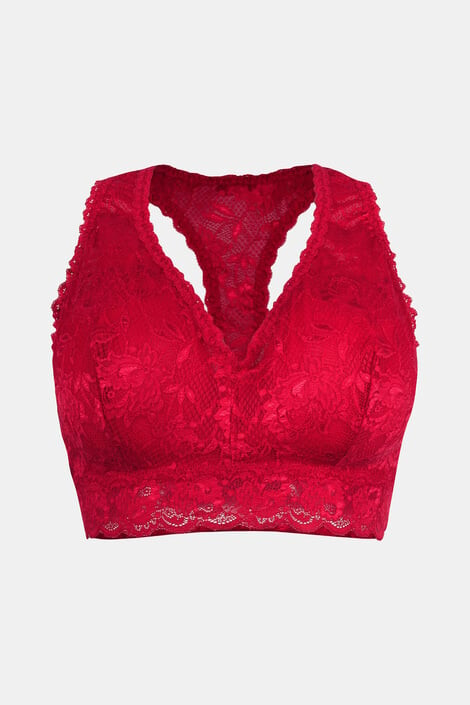 Cosabella Podprsenka Curvy Never Red Bralette M - Pepit.cz