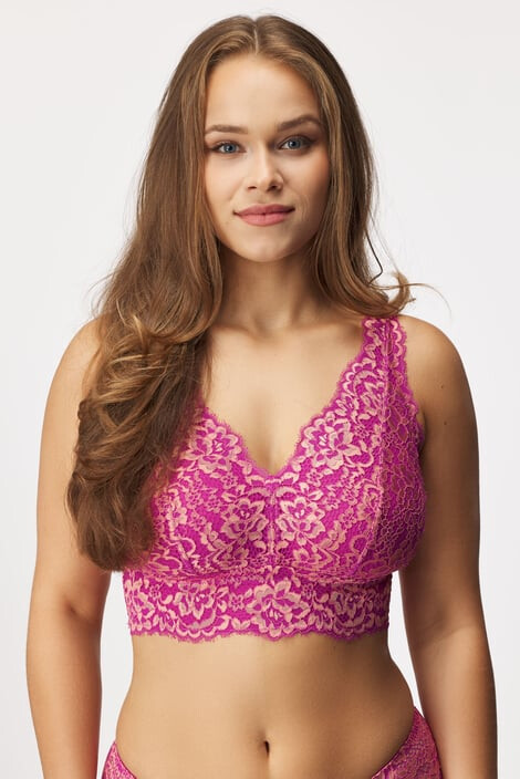 Cosabella Podprsenka Curvy Preta Fuchsia Bralette S - Pepit.cz