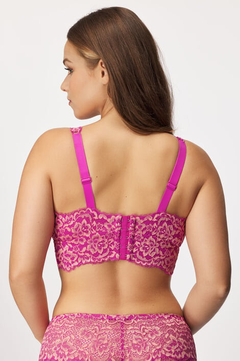 Cosabella Podprsenka Curvy Preta Fuchsia Bralette S - Pepit.cz