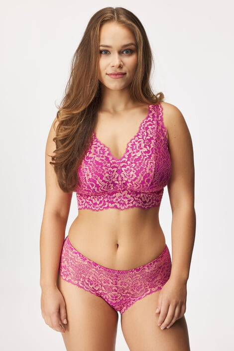 Cosabella Podprsenka Curvy Preta Fuchsia Bralette S - Pepit.cz