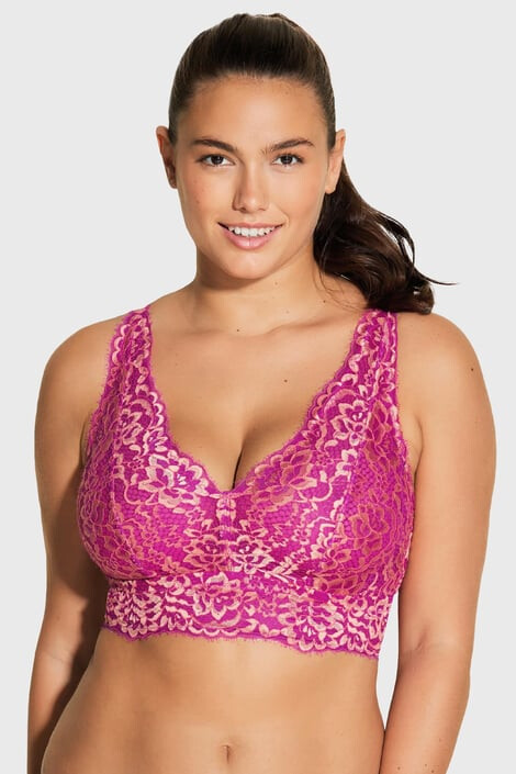 Cosabella Podprsenka Curvy Preta Fuchsia Bralette S - Pepit.cz