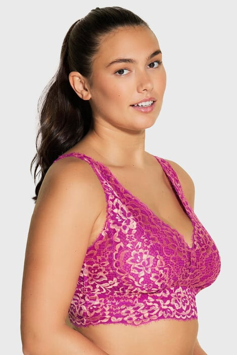 Cosabella Podprsenka Curvy Preta Fuchsia Bralette S - Pepit.cz