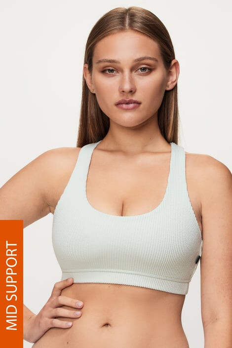 Cotton On Sportovní podprsenka Strappy zelená XS - Pepit.cz