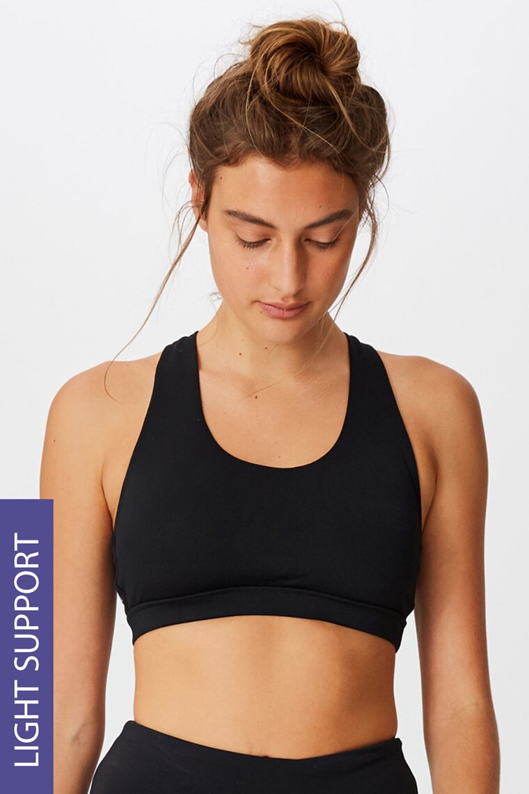 Cotton On Sportovní podprsenka Workout Crop černá XS - Pepit.cz