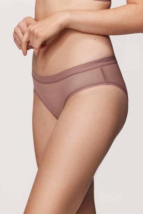 DKNY Kalhotky Sheer Rosewood Skin klasické M - Pepit.cz