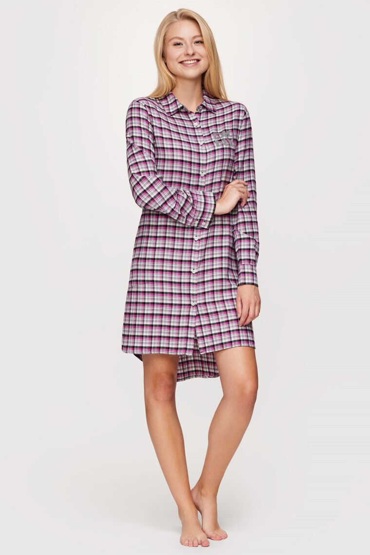 DKNY Noční košile The Check List XS - Pepit.cz