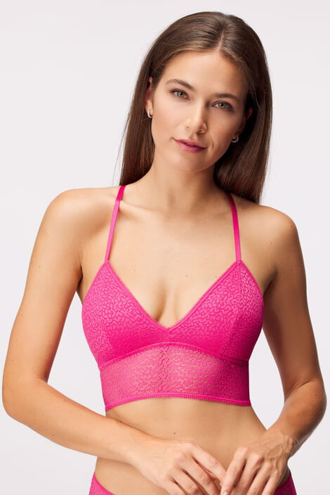 DKNY Podprsenka Racerback Bralette Rosewater S - Pepit.cz