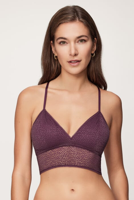 DKNY Podprsenka Racerback Bralette Rosewater S - Pepit.cz