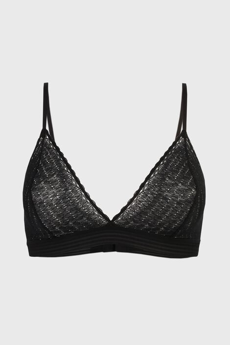 DKNY Podprsenka Softest Black nevyztužená L - Pepit.cz