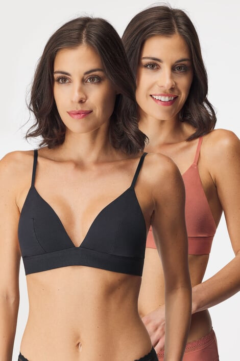 Dorina 2 PACK Bralette podprsenek Lilla XXL - Pepit.cz