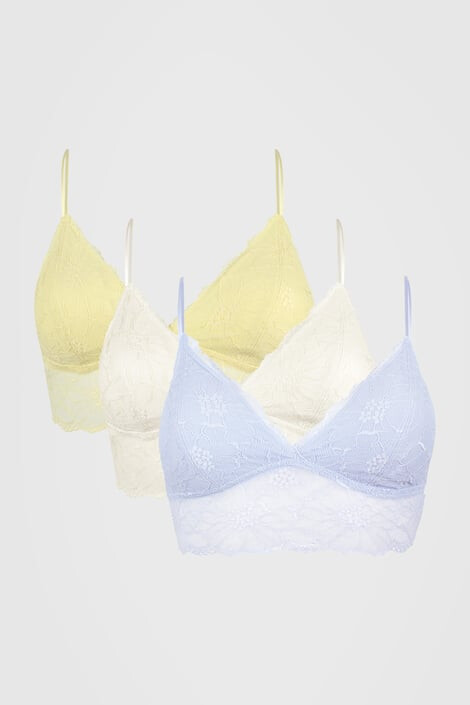 Dorina 3 PACK bralette podprsenek Leah L - Pepit.cz