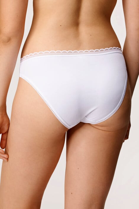 Dorina 3 PACK klasických kalhotek Naomi white XXL - Pepit.cz