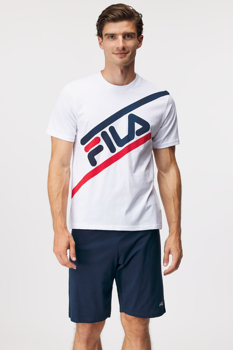 FILA Bílomodré pyžamo Jersey XL - Pepit.cz