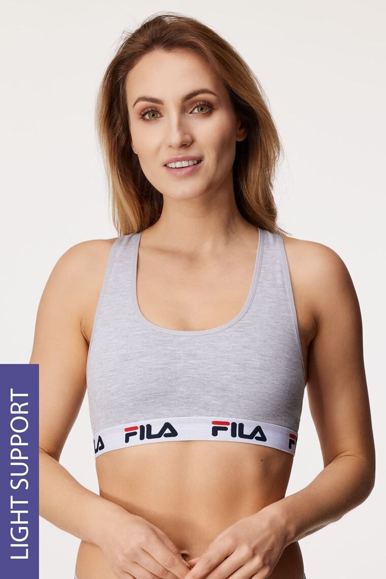 FILA Sportovní podprsenka Underwear Grey S - Pepit.cz