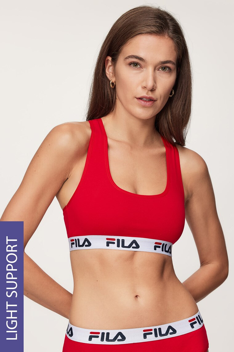 FILA Sportovní podprsenka Underwear Red L - Pepit.cz