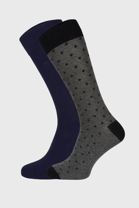 GANT 2 PACK černošedých ponožek Dots uni - Pepit.cz