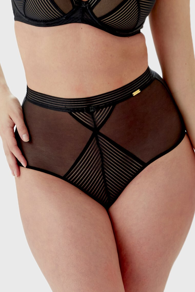 Gossard Kalhotky Sheer Stripe vyšší XS - Pepit.cz