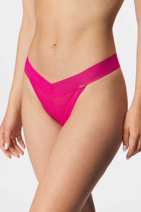 Gossard Tanga Glossies Magenta M - Pepit.cz