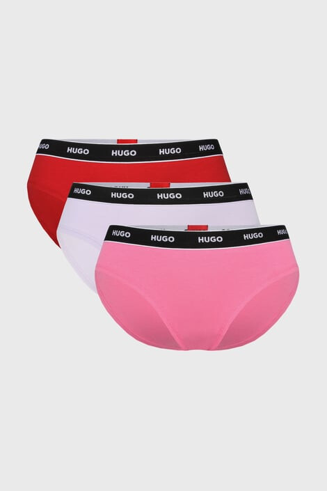 HUGO BOSS 3PACK Klasické kalhotky Hugo Stripe Stretch L - Pepit.cz