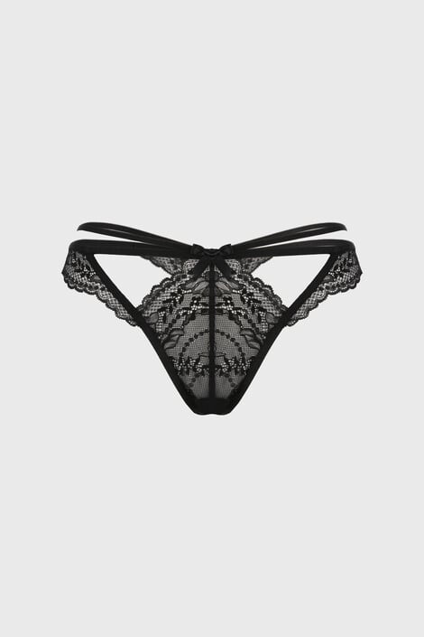 Hunkemöller 3 PACK tanga kalhotek Lauren L - Pepit.cz