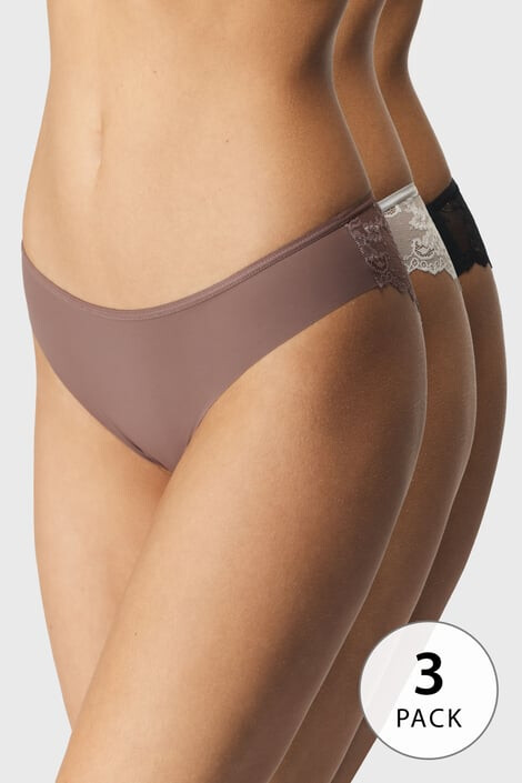 Hunkemöller 3PACK Klasické kalhotky Gail XL - Pepit.cz