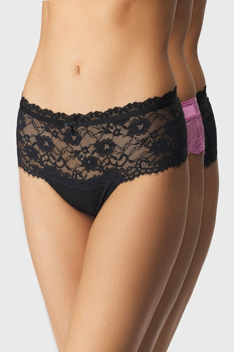 Hunkemöller 3PACK Tanga Noemi XS - Pepit.cz