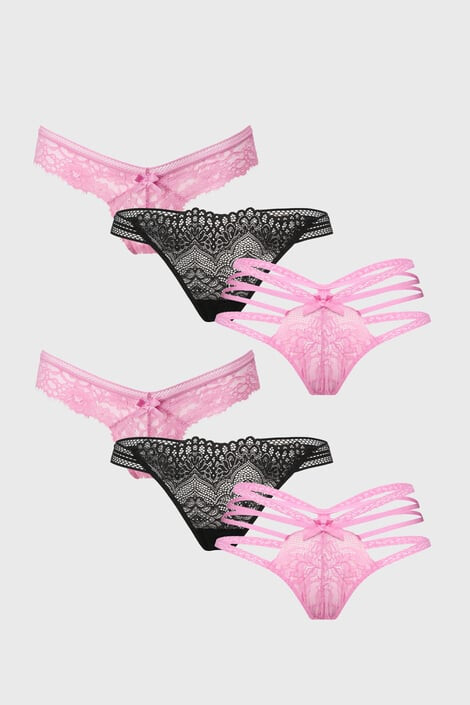 Hunkemöller 6PACK Tanga Karin XL - Pepit.cz