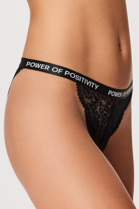 Hunkemöller Brazilky Honey Black L - Pepit.cz