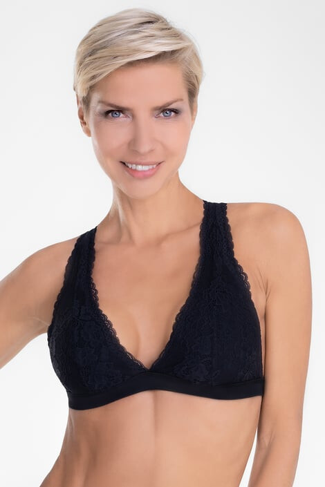 Hunkemöller Podprsenka Alexis Black Bralette S - Pepit.cz