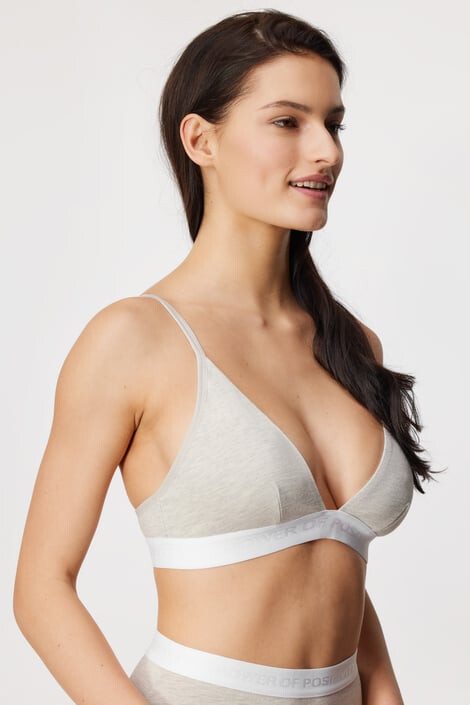 Hunkemöller Podprsenka Cutie Grey nevyztužená XXL - Pepit.cz