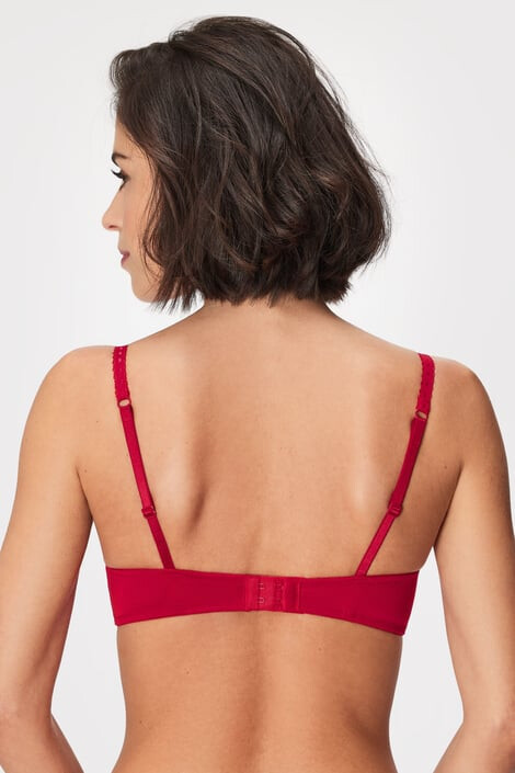 Hunkemöller Podprsenka Maya Red vyztužená 75/G - Pepit.cz