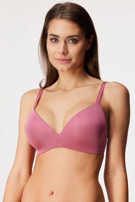 Hunkemöller Podprsenka Mona Pink vyztužená bez kostic 80/A - Pepit.cz