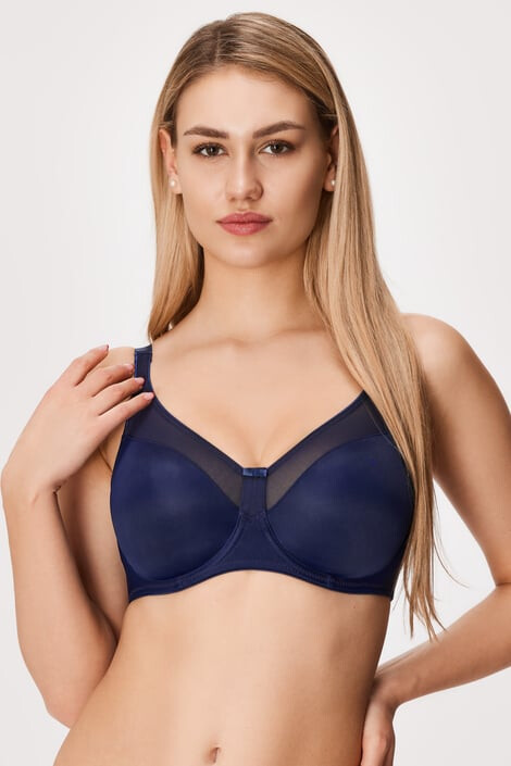 Hunkemöller Podprsenka Nina Blue nevyztužená 75/D - Pepit.cz