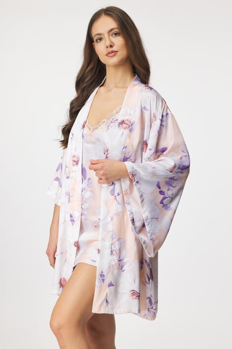 Hunkemöller Saténové kimono Daisy XS/S - Pepit.cz