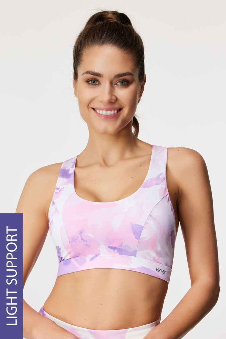 Hunkemöller Sportovní podprsenka HKMX Prana Fleur M - Pepit.cz