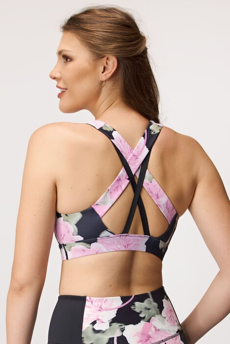 Hunkemöller Sportovní podprsenka HKMX Prana Flora XL - Pepit.cz