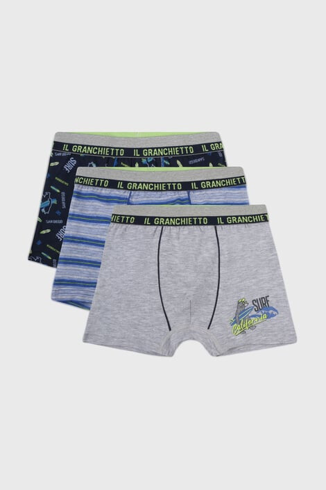 Il Granchietto 3PACK Chlapecké boxerky Surf 3/4 - Pepit.cz