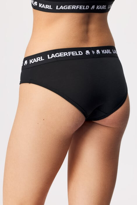 Karl Lagerfeld 2 PACK klasických kalhotek Logo Hipsters S - Pepit.cz