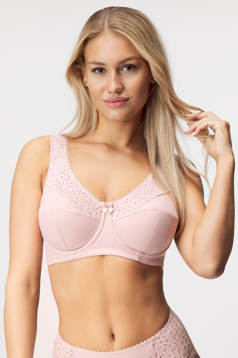 LAUMA lingerie Podprsenka Cotton Classic nevyztužená 110/B - Pepit.cz