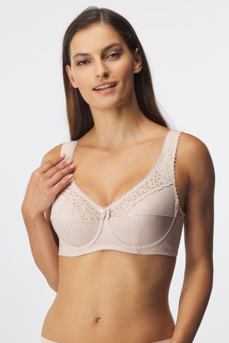 LAUMA lingerie Podprsenka Cotton Classic nevyztužená 110/C - Pepit.cz