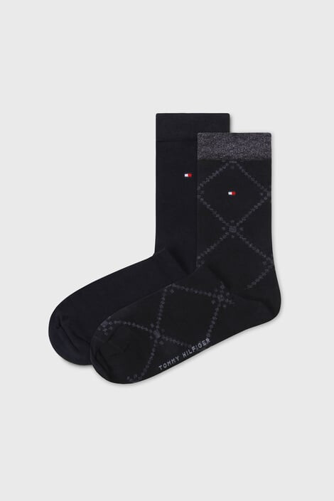 Tommy Hilfiger 2 PACK dámských ponožek Graphic Argyle 35-38 - Pepit.cz