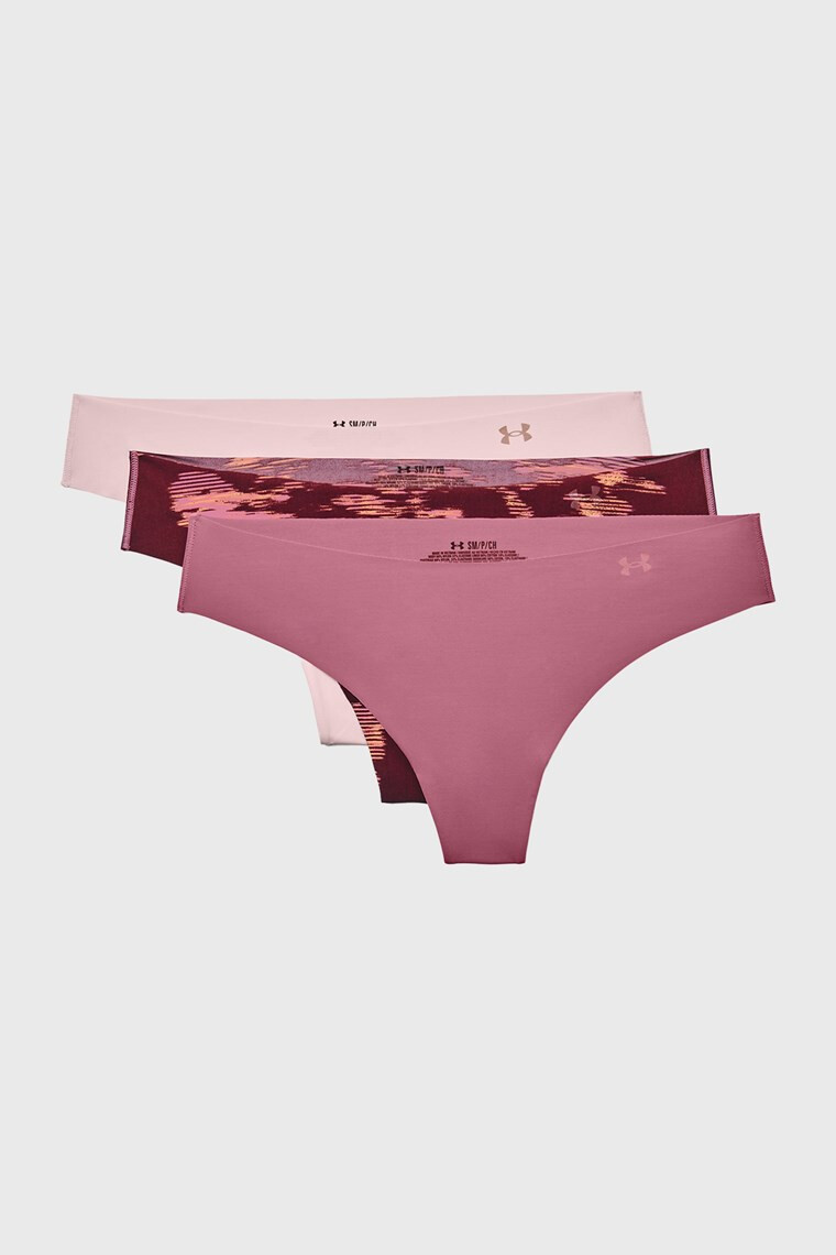 Under Armour 3 PACK kalhotek Thong Pink XL - Pepit.cz