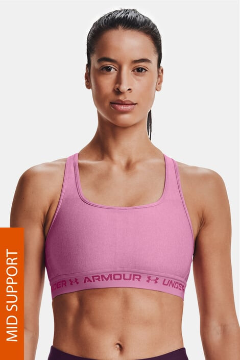 Under Armour Růžová sportovní podprsenka Crossback Heather XS - Pepit.cz