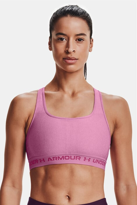 Under Armour Růžová sportovní podprsenka Crossback Heather XS - Pepit.cz