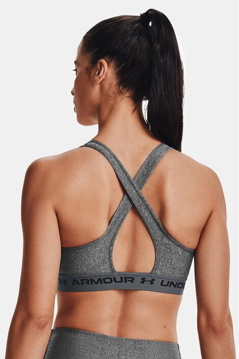 Under Armour Šedá sportovní podprsenka Crossback Heather XS - Pepit.cz