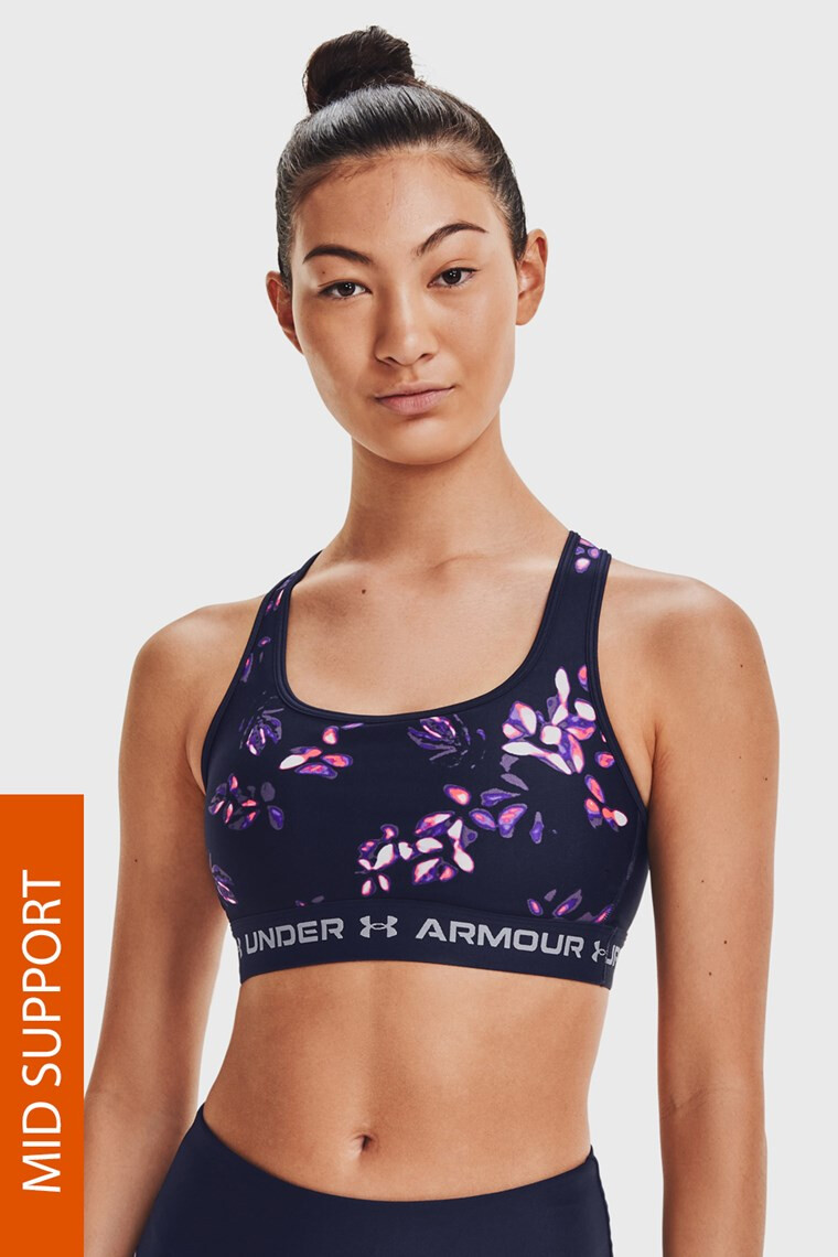 Under Armour Sportovní podprsenka Crossback modrá S - Pepit.cz