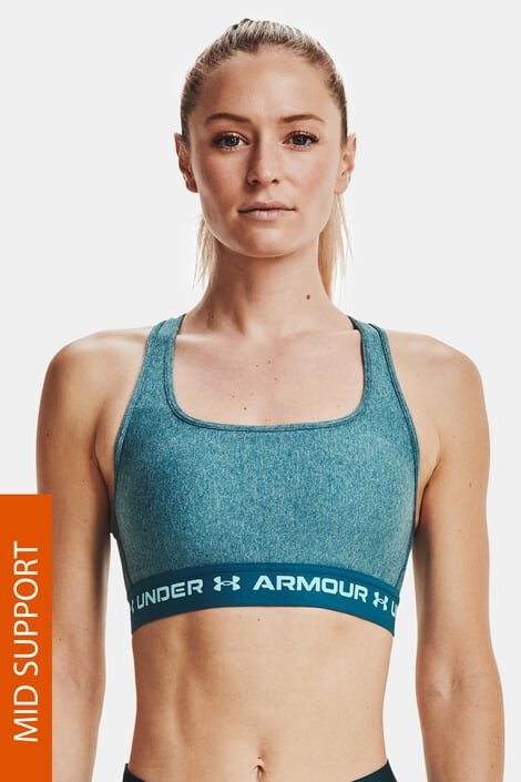 Under Armour Tyrkysová sportovní podprsenka Crossback Heather S - Pepit.cz