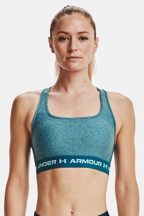 Under Armour Tyrkysová sportovní podprsenka Crossback Heather S - Pepit.cz