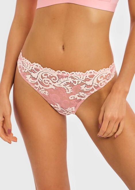 Wacoal Tanga Instant Icon Crystal Pink M - Pepit.cz