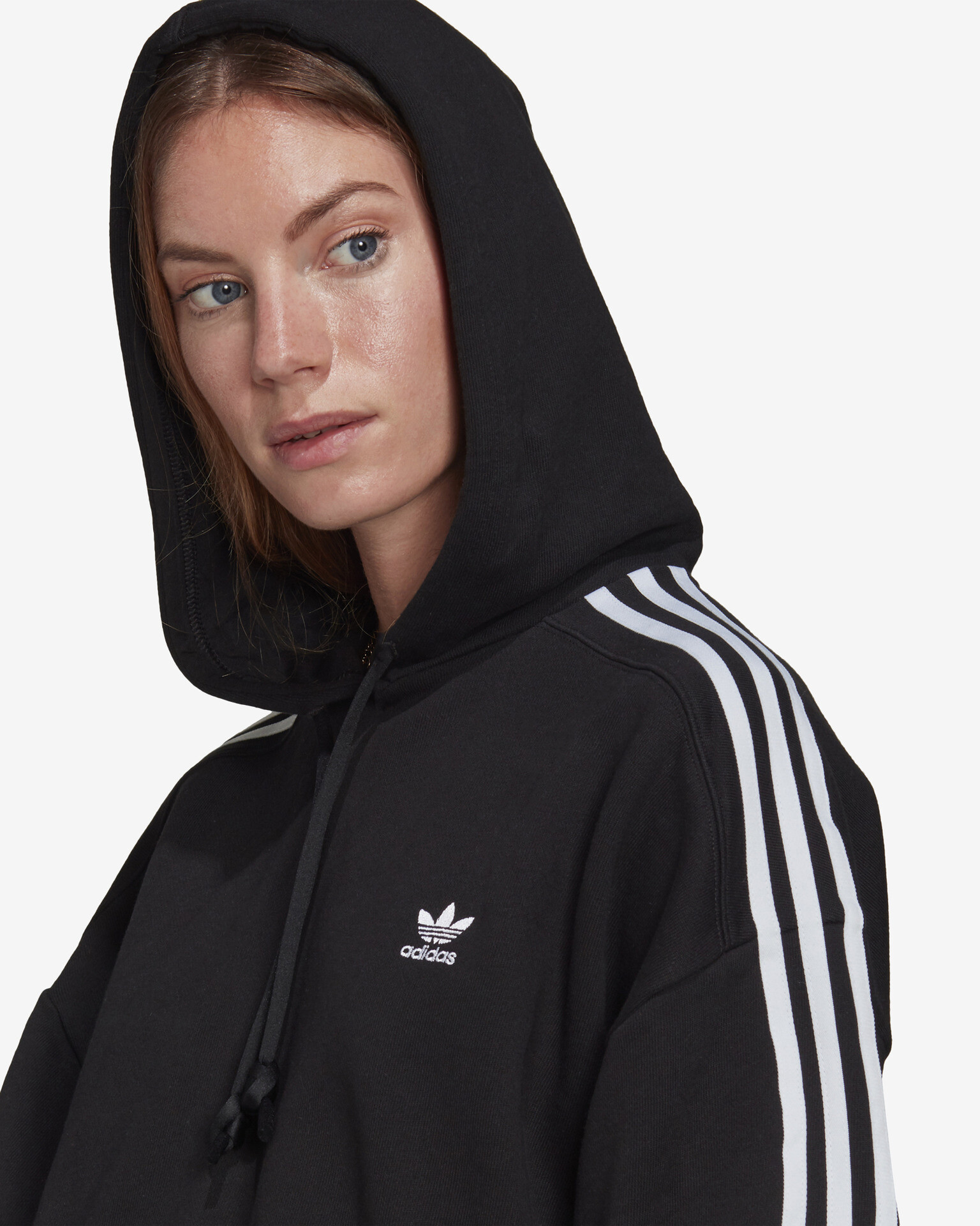 adidas Originals Classics Crop Mikina Černá - Pepit.cz